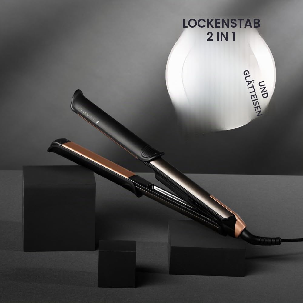 Remington ONE Glätteisen &amp; Lockenstab [2in1 Multistyler] Glätt-/ Lockenmodus mit zuschaltbarer behei