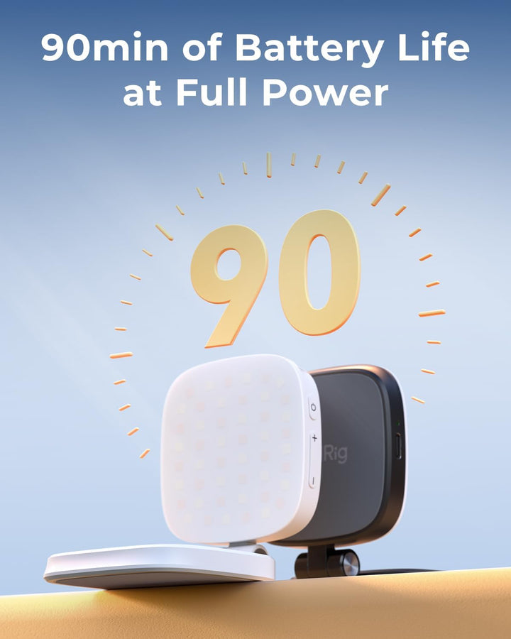 SMALLRIG Vibe P48 LED Video Light Magnetisches Selfie-Licht für iPhone, Telefonlicht mit Spiegel, So