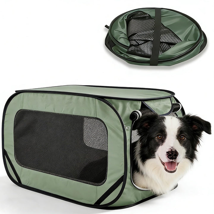 Faltbare Hundebox, Transportbox für Katze, Faltbare Katzen Transportboxen aus Oxforsd Stoff, Hundetr