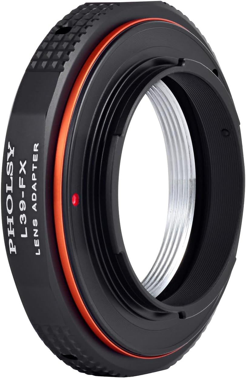 PHOLSY Objektivadapter Kompatibel mit Leica M39 auf FX Kameras für L39 M39 LTM 39mm Objektiv und FX
