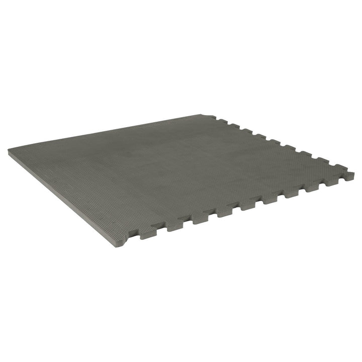 Vario-Step Gymnastikmatte Bodenmatte Sportmatte, Fitnessmatte 60x60 cm grau, grau