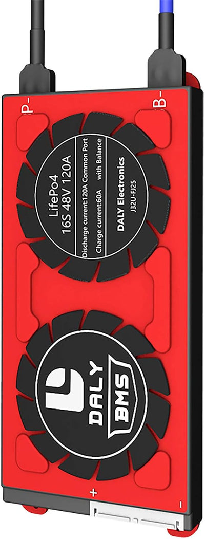 DALY BMS 16S 48V 120A LiFePO4 PCB Schutzplatine mit Balance-Leitungen Drähte 3,2V Batterieschutzmodu