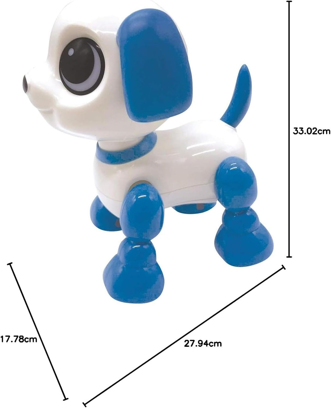 Lexibook Power Puppy - Mini - Mein kleiner Roboterhund - mit Geräuschen, Musik, Lichteffekten, Sprac
