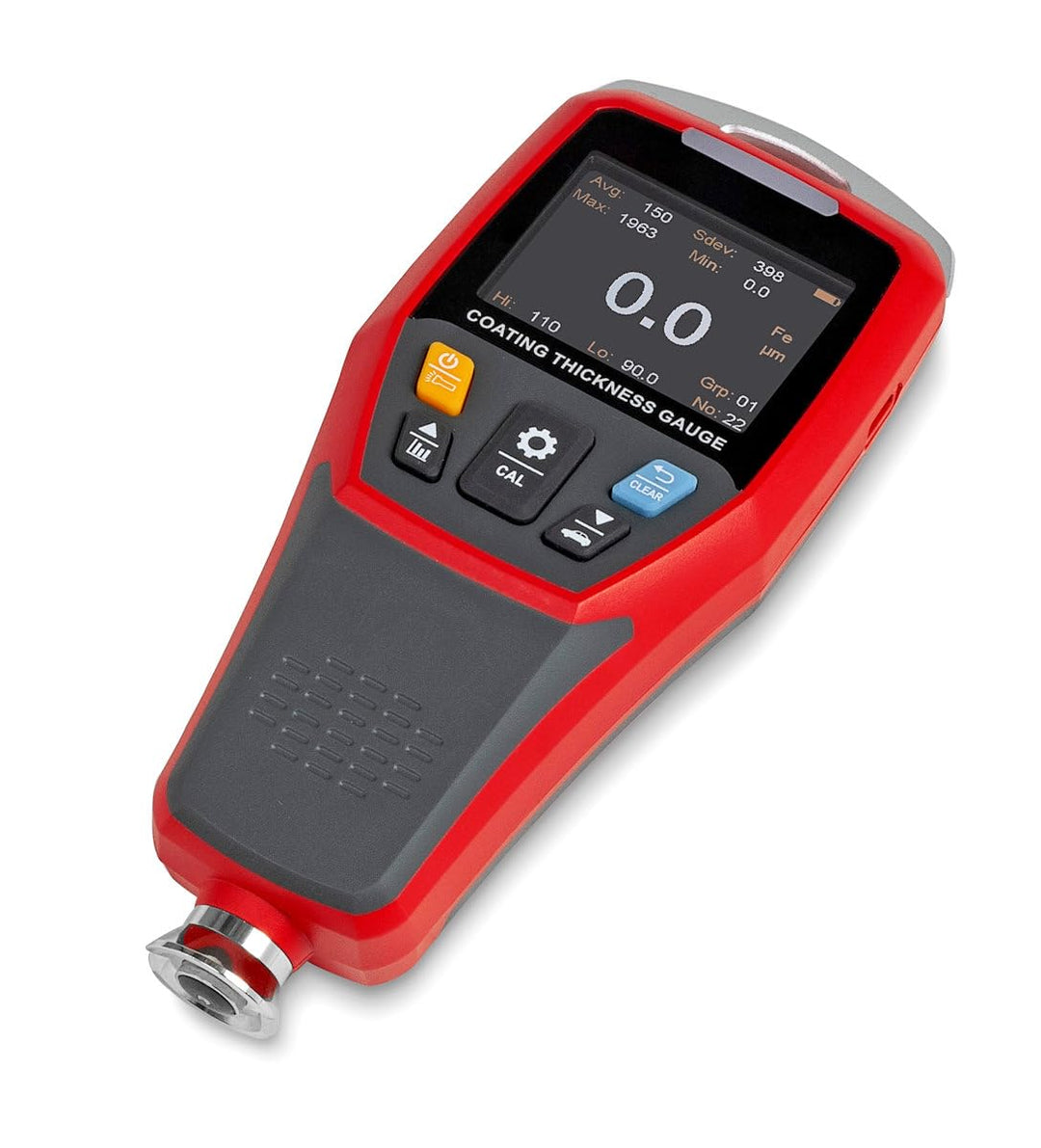KERN & SOHN Digitales Schichtdickenmessgerät SAUTER JCT 100 (Abmessungen 131 × 65 × 28 mm, Messberei