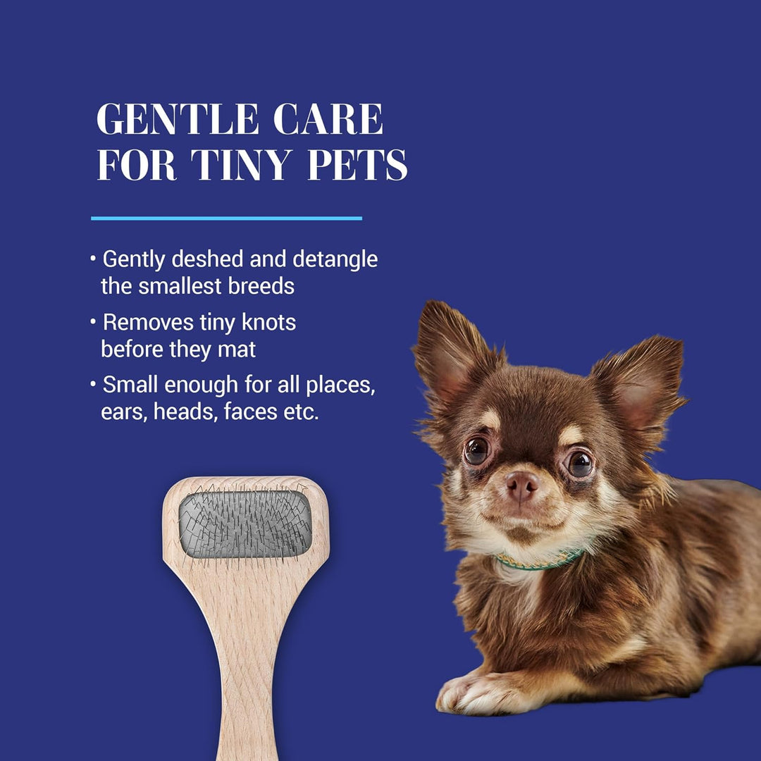 Chris Christensen Mark X Tiny Head Slicker for Pets weiss Tiny, 1 1/2 in x 6 in body, weiss Tiny, 1