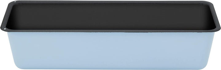 Riess, 0633-028, Brotbackform 35 cm, BACKEMAILLE BLAU, LBH 36,7x14,2x8,3 cm, Gew. 0,716kg, Volumen 3