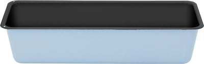 Riess, 0633-028, Brotbackform 35 cm, BACKEMAILLE BLAU, LBH 36,7x14,2x8,3 cm, Gew. 0,716kg, Volumen 3