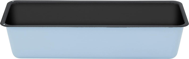 Riess, 0633-028, Brotbackform 35 cm, BACKEMAILLE BLAU, LBH 36,7x14,2x8,3 cm, Gew. 0,716kg, Volumen 3