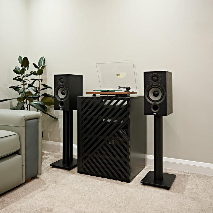 ELAC DEBUT B6.2 Regal-Lautsprecher Schwarz dekor Single, Single
