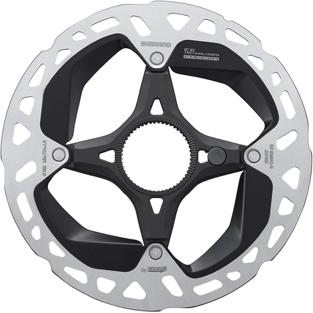 SHIMANO Unisex-Adult Festplatte 203mm Centr Lock (e) Fahrradbremsen, Mehrfarbig, one Size