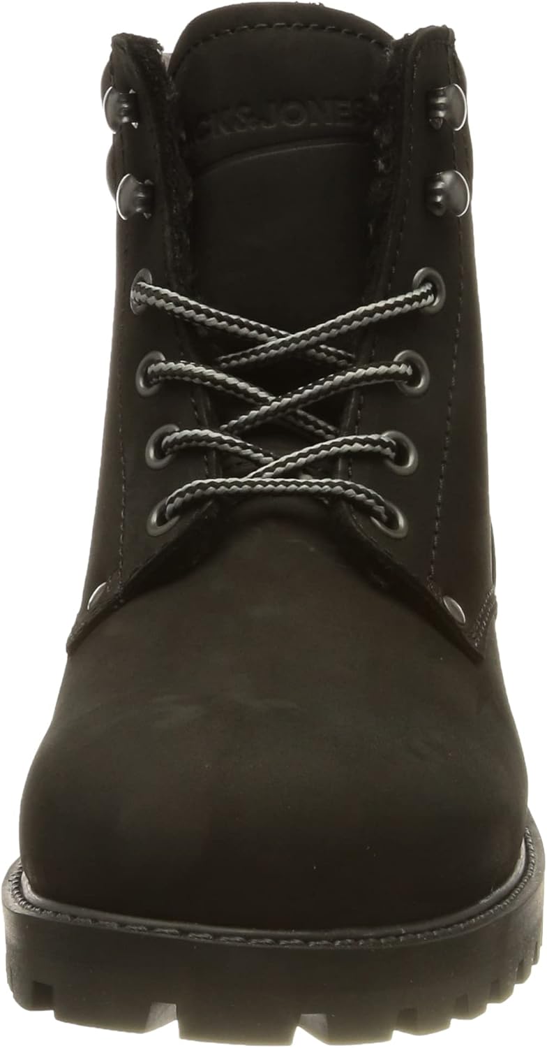 JACK & JONES Herren Jfwstoke Nubuck Boot Honey Noos Stiefelette 41 EU Anthrazit, 41 EU Anthrazit