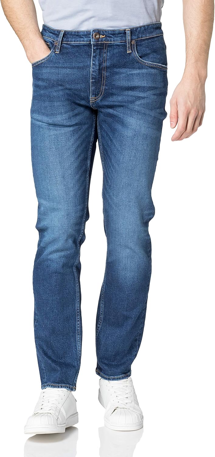 Cross Jeans Herren Damien Slim Jeans 30W / 32L Blau (Blue Black 014), 30W / 32L Blau (Blue Black 014