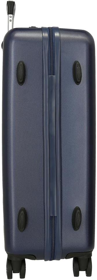 Disney Have a Good Day Mickey Mittlerer Koffer Blau 48x68x26 cms Hartschalen ABS Kombinationsschloss