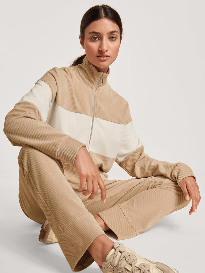 CALIDA Lounge Desert Jacke Damen 36-38 Irish Cream, 36-38 Irish Cream