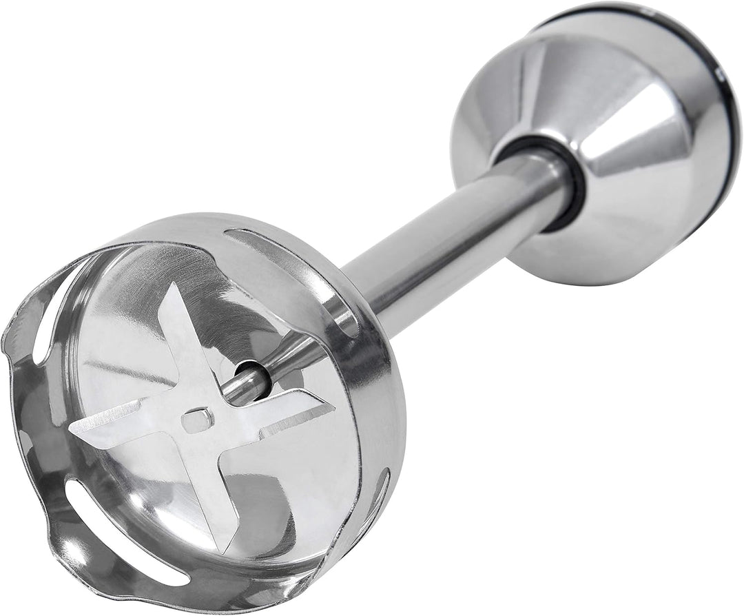 Stabmixer MS 8001 swi/Edelstahlgehäuse / 800 Watt / 2 Geschwindigkeiten + Turbofunktion/Edelstahl