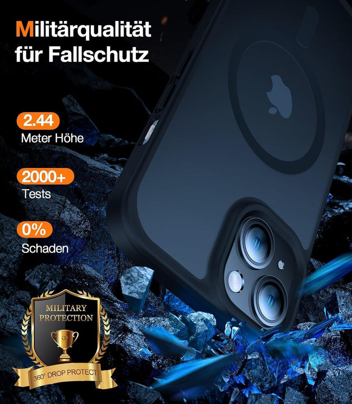 TORRAS Speziell für iPhone 13 Hülle für MagSafe Nr.1 Magnetkraft Zertifizierte Militärschutz Stossfe
