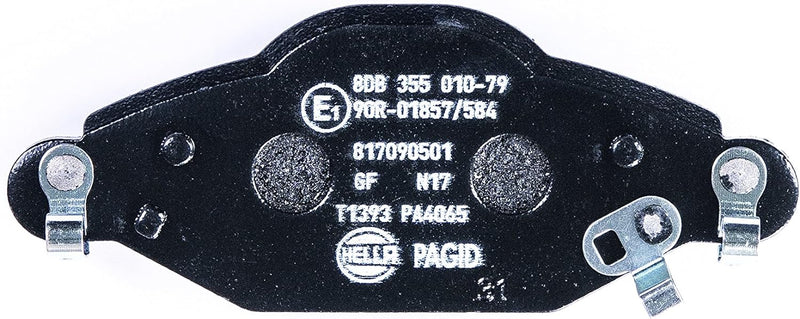 HELLA PAGID 8DB 355 010-791 Bremsbelagsatz - T1393 - Dicke/Stärke: 16.8mm - Bremssystem: Bosch - mit