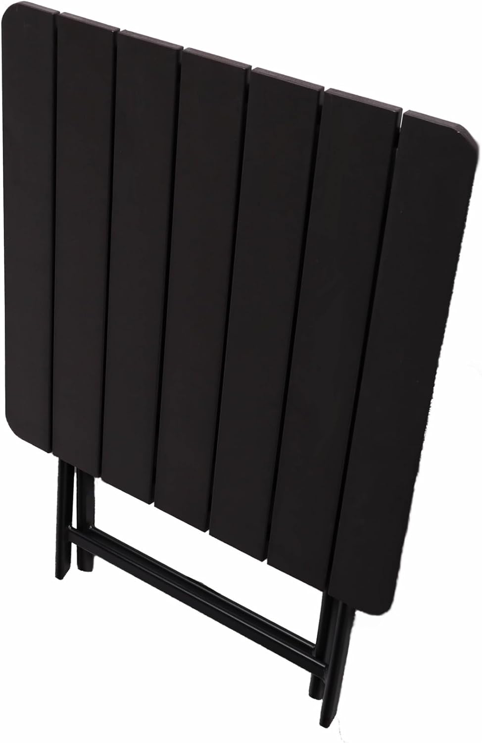 Generisch Aluminium Klapptisch Balkontisch 70x70x74 cm Gartentisch klappbar, platzsparend Beistellti