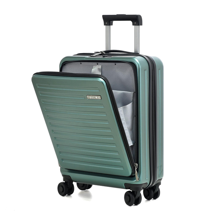 TydeCkare 20" Handgepäck mit Laptopfach, 55x40x20cm, Airline Kompatibel, 34L Hartschalenkoffer Klein