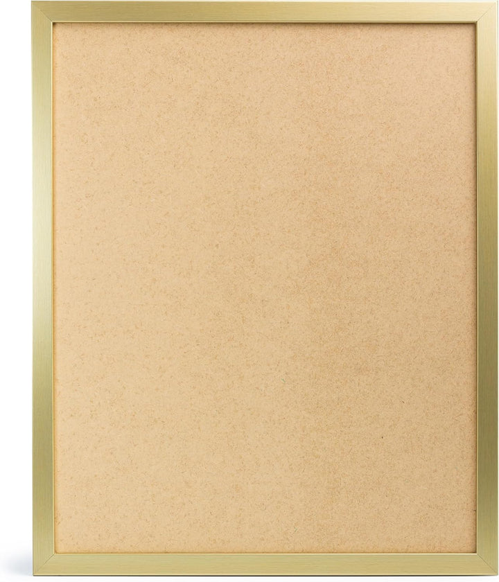 Stallmann Design Bilderrahmen 50x90 cm gold Holz mit Acrylglas Rahmen-Breite 20mm Posterrahmen Wechs