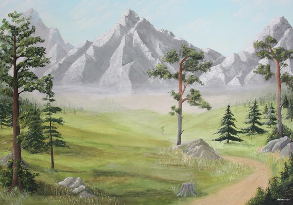FADEDA Hintergrund Zirbe/Höhe:70 cm/handbemalt/detailgetreue Krippen Figuren - Weihnachten Tisch Dek