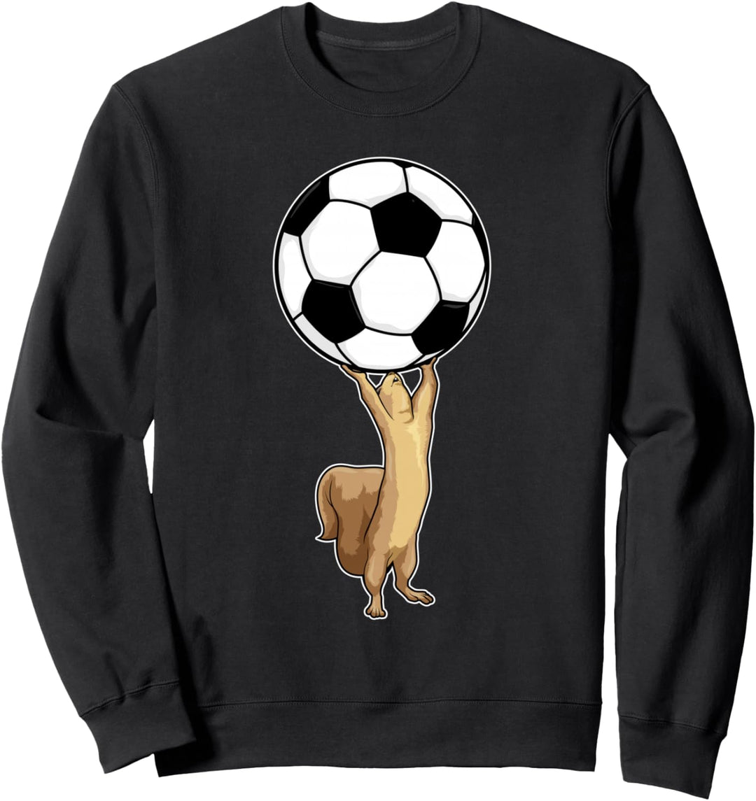 Eichhörnchen Fussball Fussballspieler Sport Sweatshirt
