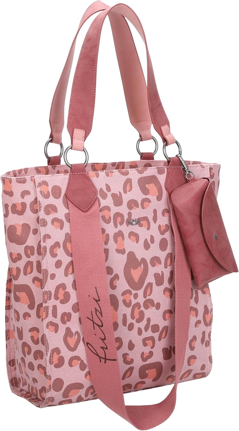 Fritzi aus Preussen Damen Izzy02 Canvas Shopper Leo Brick, Leo Brick