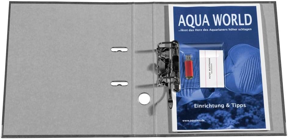 USB-Stick Hüllen transparent abheftbar 100 Stück Packung
