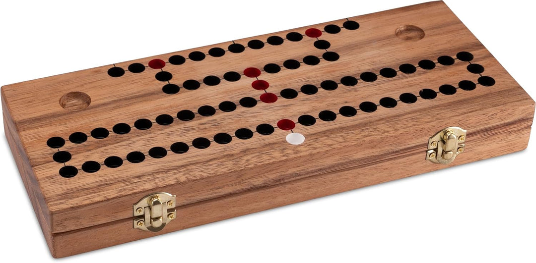 LOGOPLAY Blockade für 2 bis 6 Spieler mit Metallverschluss - Spielfeld 26 x 33 cm zusammenklappbar,