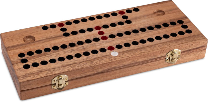 LOGOPLAY Blockade für 2 bis 6 Spieler mit Metallverschluss - Spielfeld 26 x 33 cm zusammenklappbar,