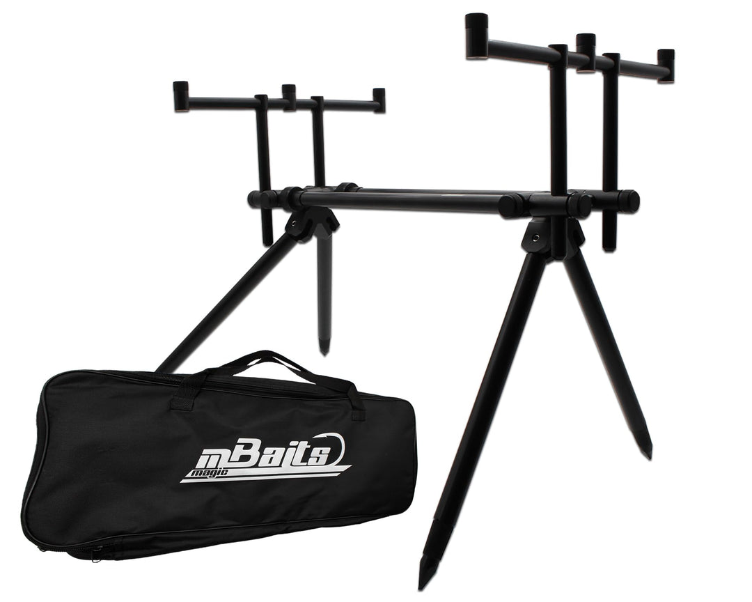 Angel-Berger Magic Baits CX Pro Rod Pod Aluminium 3 Rods verstellbar Rutenständer Rutenhalter Rutena