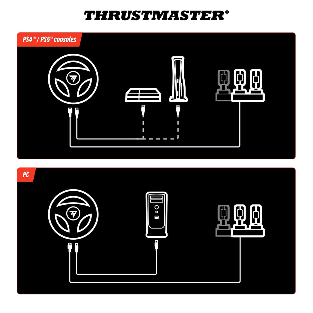 Thrustmaster T98 Ferrari 296 GTB, Rennlenkrad für PS5, PS4, PC, T98 Ferrari 296 GTB