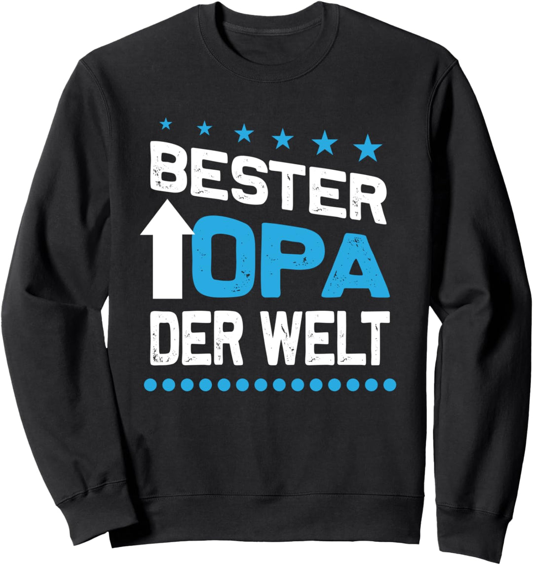 Bester Opa Der Welt Vatertag Spruch Sweatshirt