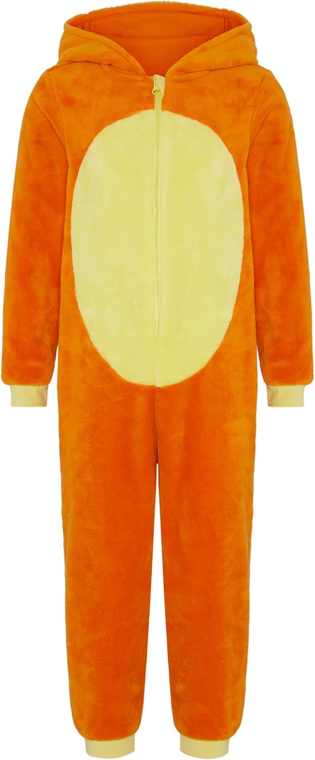 Pokemon-Einteiler mit Kapuze für Jungen oder Mädchen, Evoli, Gengar, Glumanda, Pikachu, Relaxo, Schi
