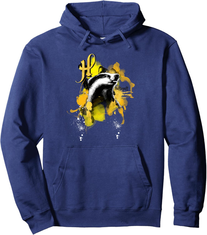 Harry Potter Urban Elegance Hufflepuff Badger Pullover Hoodie