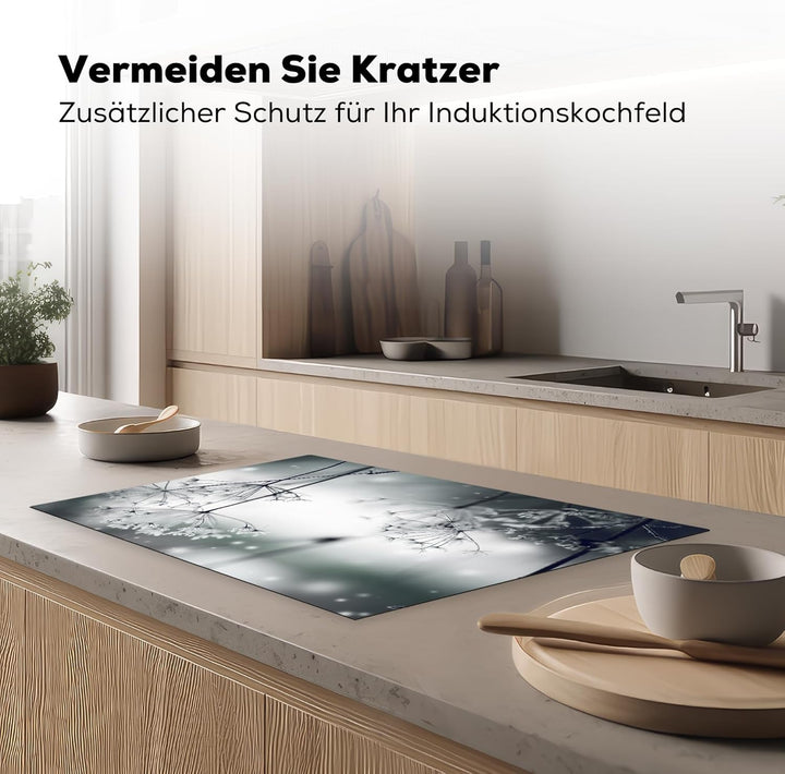 Herdabdeckplatte Einteilig Herdabdeckung Abdeckplatte für Ceranfeld Abdeckung Induktionskochfeld Auf