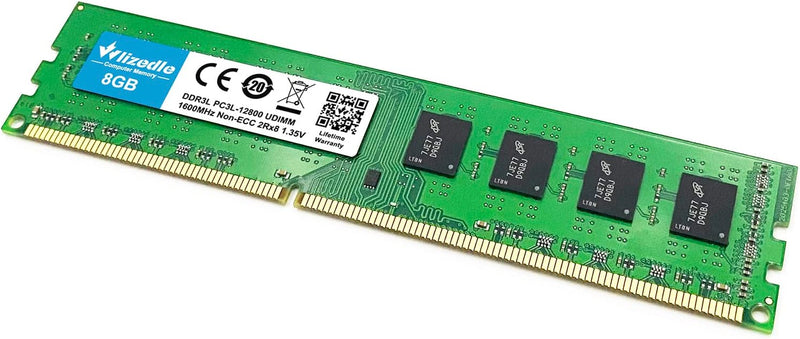 DDR3/DDR3L 32GB Kit (4x8GB) Desktop Arbeitsspeicher 1600MHz CL11 UDIMM Wlizedle Tischcomputer RAM PC