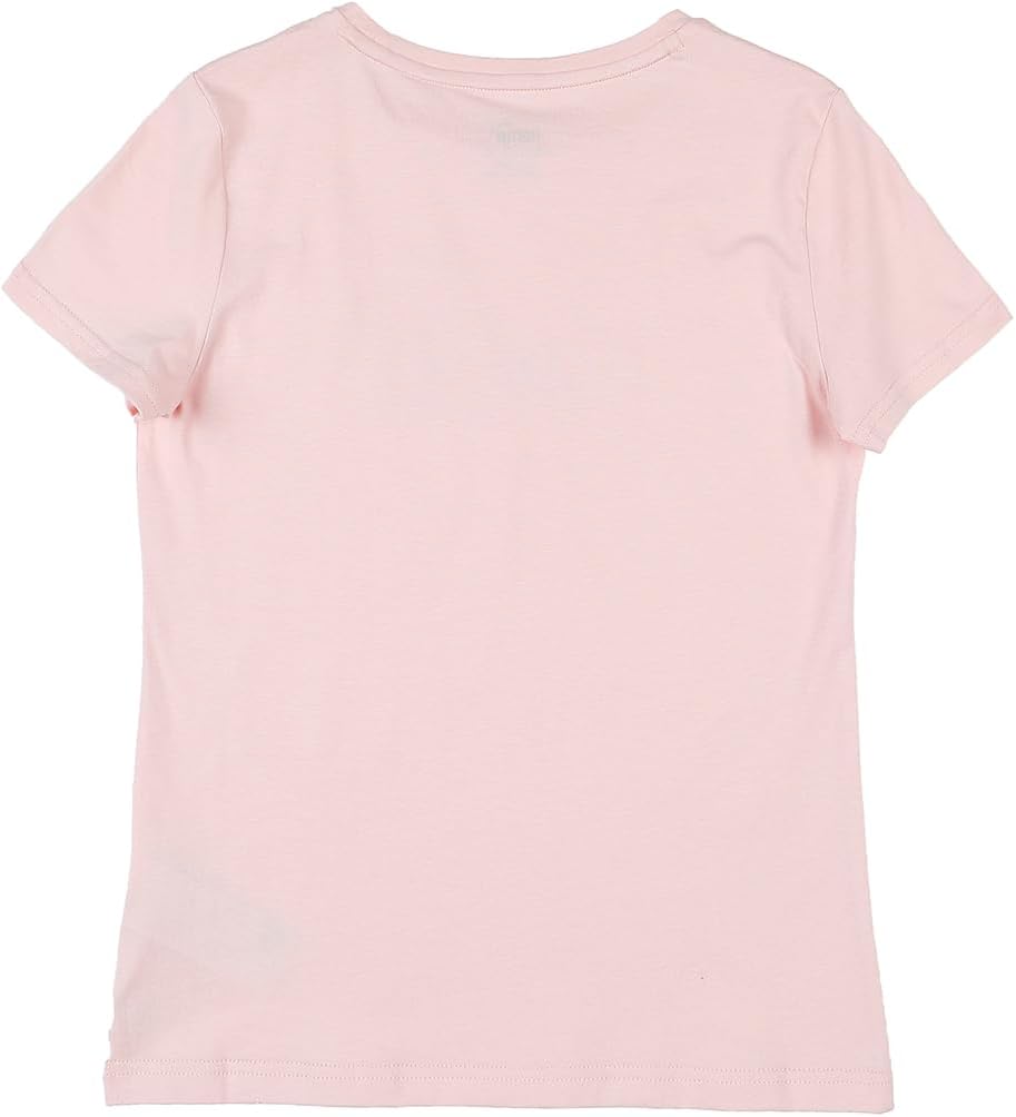 PUMA Mädchen Logo Tee &amp; Shorts Set G Trainingsanzug 104 Rose Dust-Orchid Shadow, 104 Rose Dust-Orchi