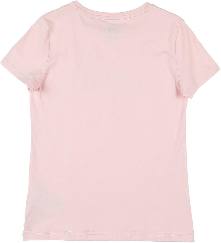 PUMA Mädchen Logo Tee &amp; Shorts Set G Trainingsanzug 104 Rose Dust-Orchid Shadow, 104 Rose Dust-Orchi
