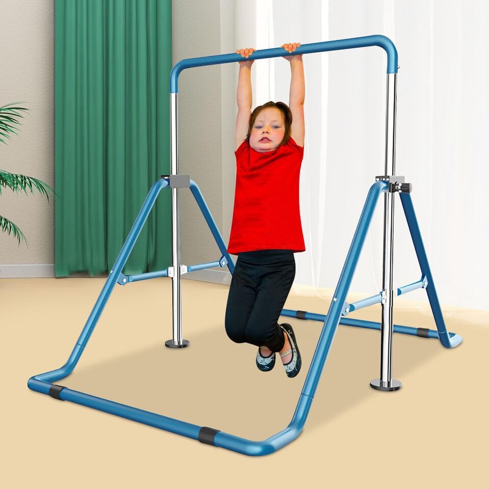 Gymnastikstange, horizontal, für Kinder, Trainingsgerät zu Hause, ausziehbar, höhenverstellbar, 85 b