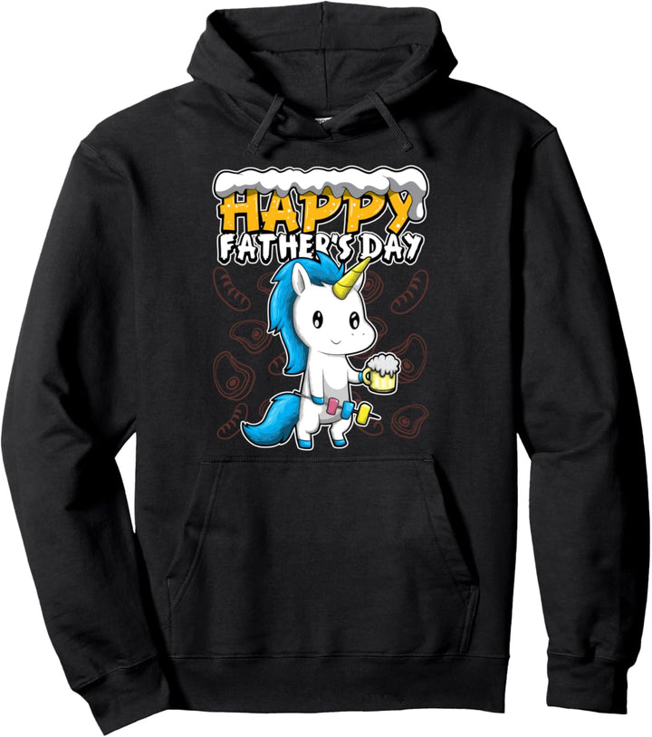 Alles Gute zum Vatertag - Ich liebe meinen Papa - Einhorn Pullover Hoodie