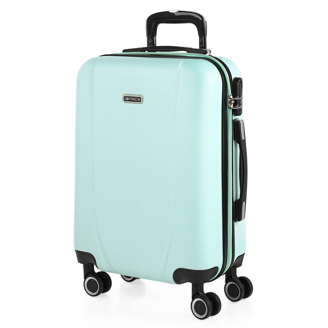 ITACA - Trolley Handgepäck Cabin Trolley Koffer Reisekoffer Hartschalenkoffer mit Zahlenschloss - Ka