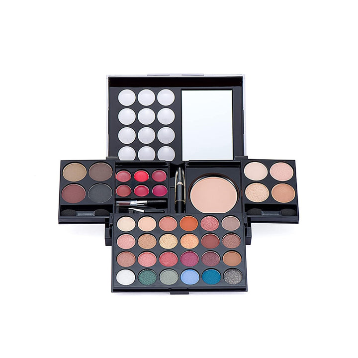 39 Farben Schmink Kosmetik Makeup Paletten mit Lidschatten, Lipgloss, Augenbrauenpuder, Foundation P