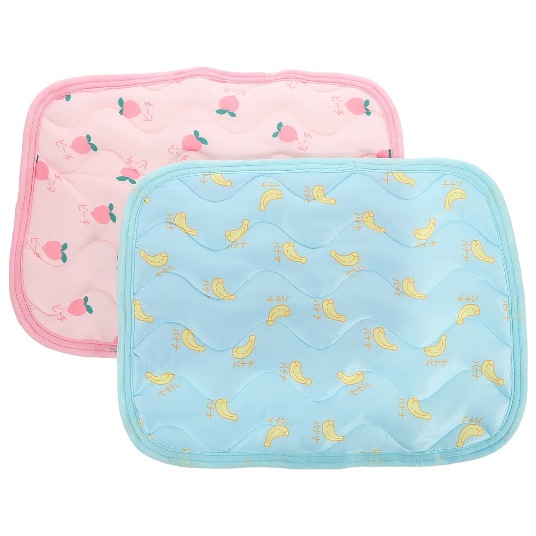2 Stück Kühldecken für Kleintiere aus Stoff Komfortable Kühlmatten für Hamster und Kaninchen Strapaz