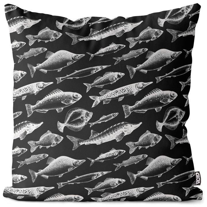 VOID Fische der See Kissenbezug Kissenhülle Sofakissen Kissen Deko Outdoor-Kissen Dekokissen, Kissen
