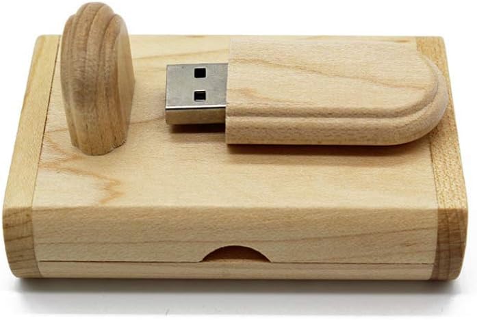 Anloter Wood Flash Drives 5 Pack Wooden USB Drive 32GB USB 2.0 Thumb Drive USB Flash Drive Wooden Me