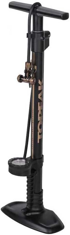 TOPEAK Unisex – Erwachsene Joeblow Standpumpen 74cm Schwarz-Gold, 74cm Schwarz-Gold