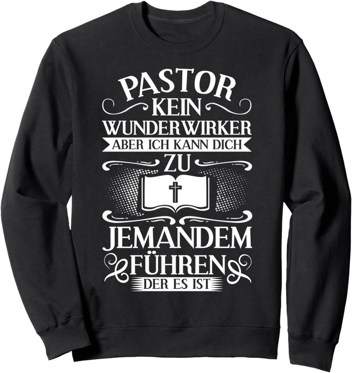Pfarrer Kostüm Pastor Kleidung Gottesmann Geistlicher Sweatshirt