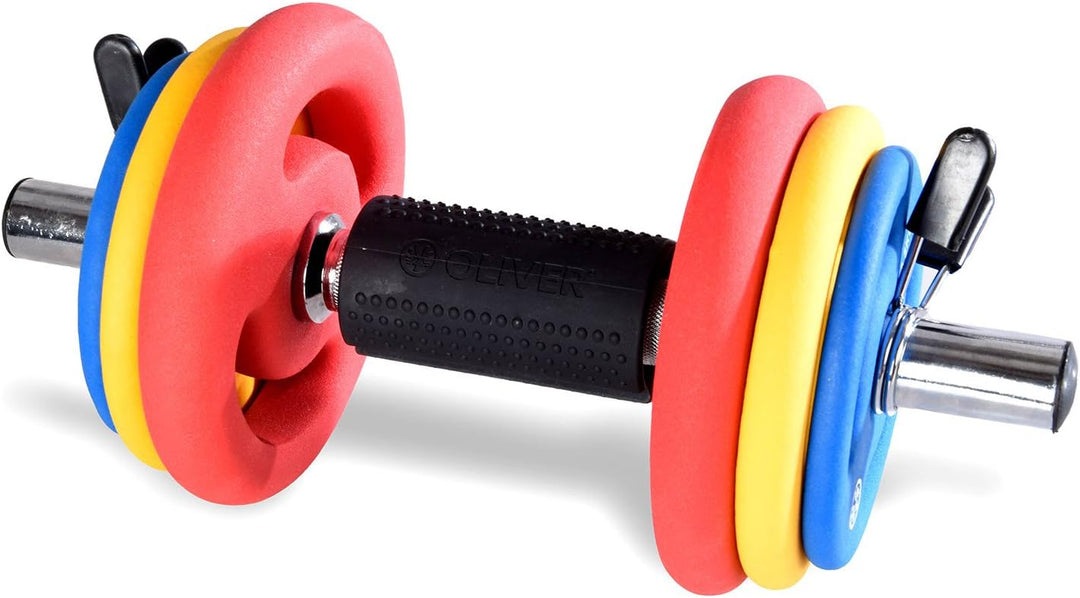 Oliver Prime Pump - Langhantel Set für Fitness & Krafttraining – Studio Qualität, verschiedene Gewic