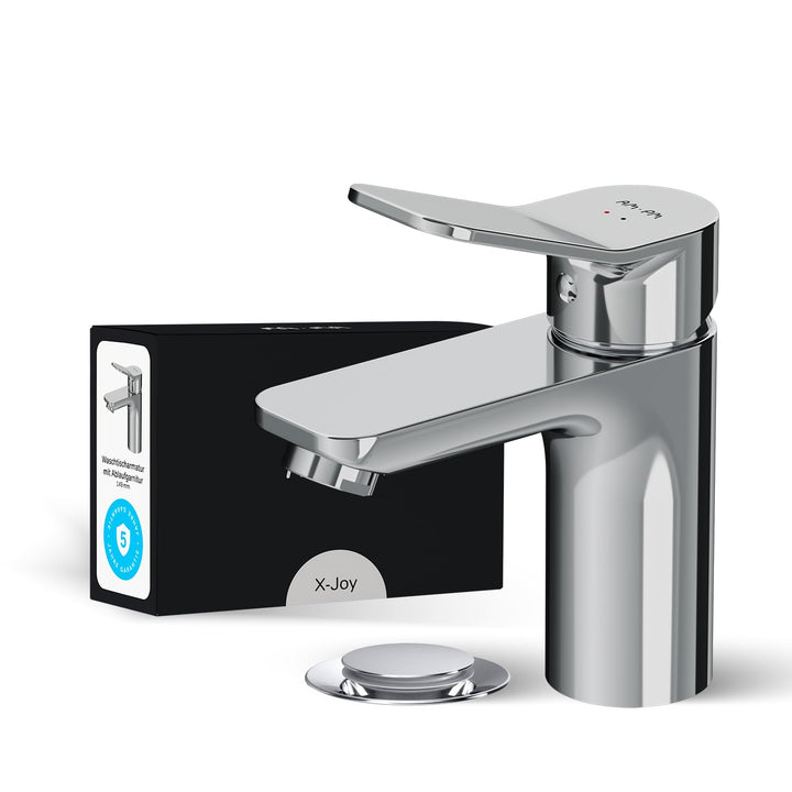 AM.PM Waschtischarmatur mit Einhebelmischer, SoftMotion Keramikkartusche, Neoperl Aerator, kratzfest